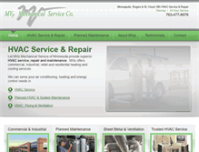 Tablet Screenshot of mvpmechanical.com